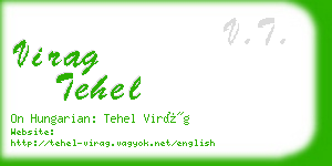 virag tehel business card